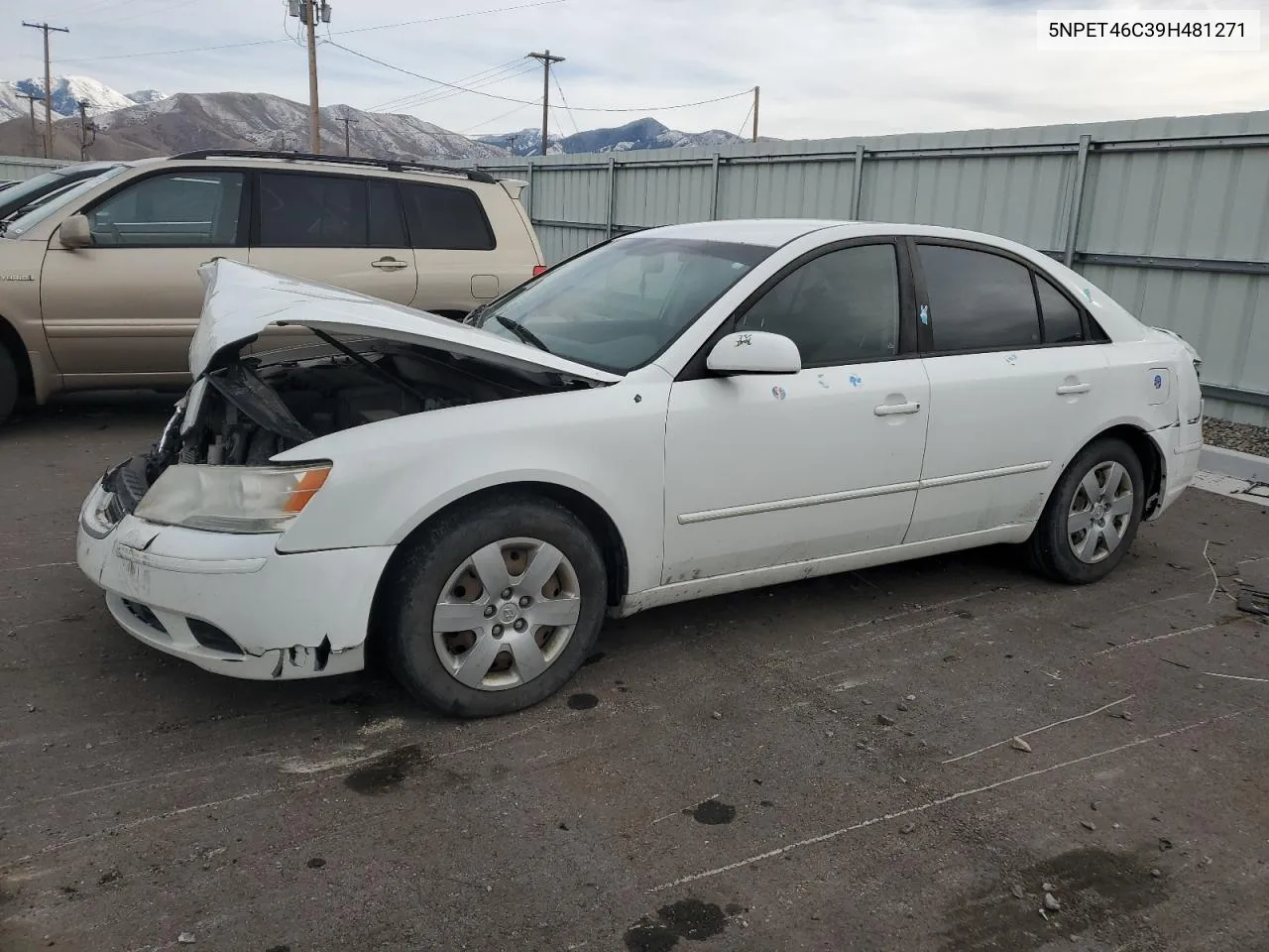 2009 Hyundai Sonata Gls VIN: 5NPET46C39H481271 Lot: 77615264