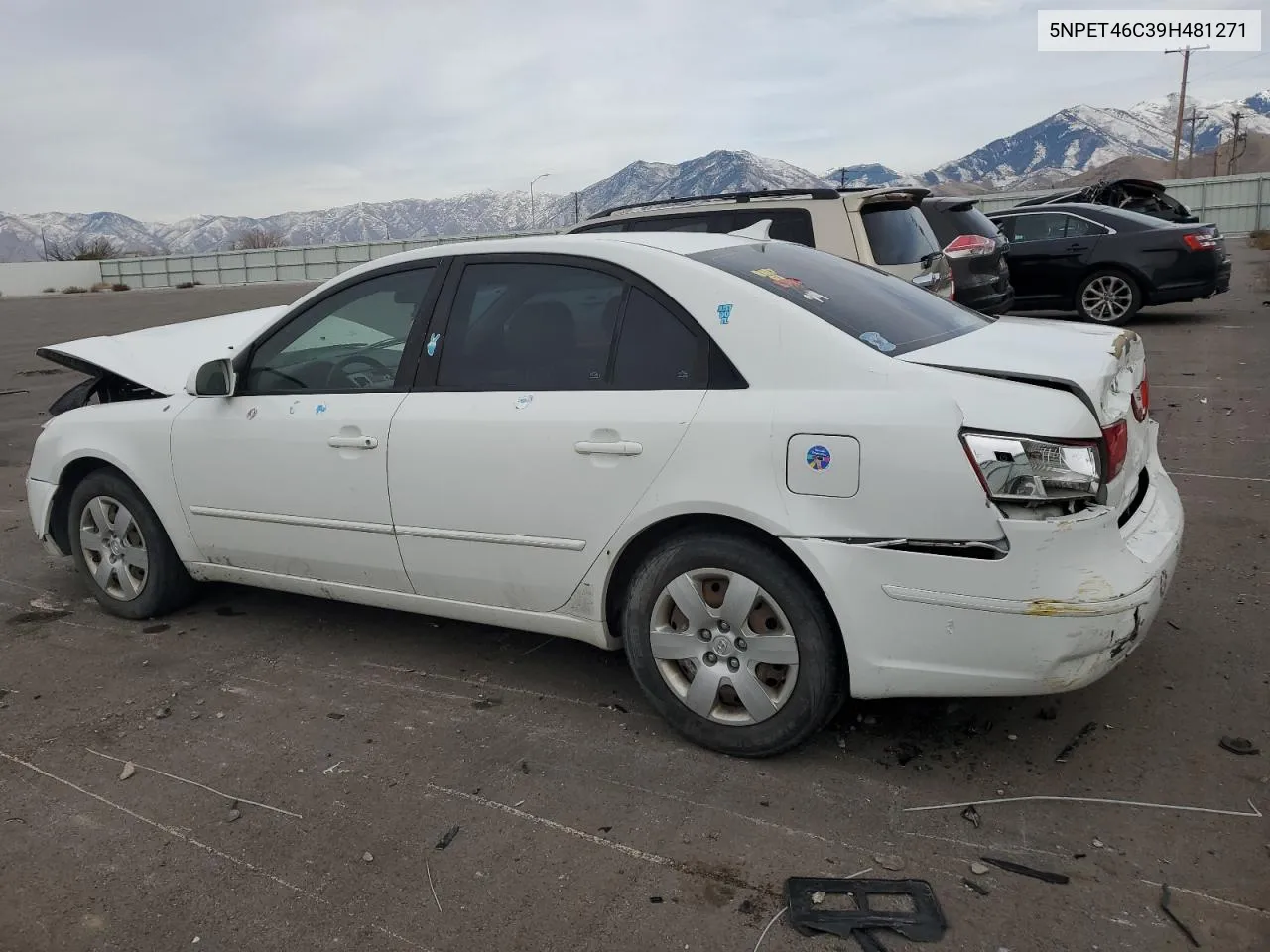 2009 Hyundai Sonata Gls VIN: 5NPET46C39H481271 Lot: 77615264