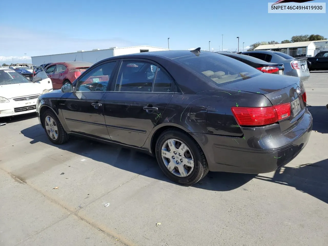 2009 Hyundai Sonata Gls VIN: 5NPET46C49H419930 Lot: 77840694