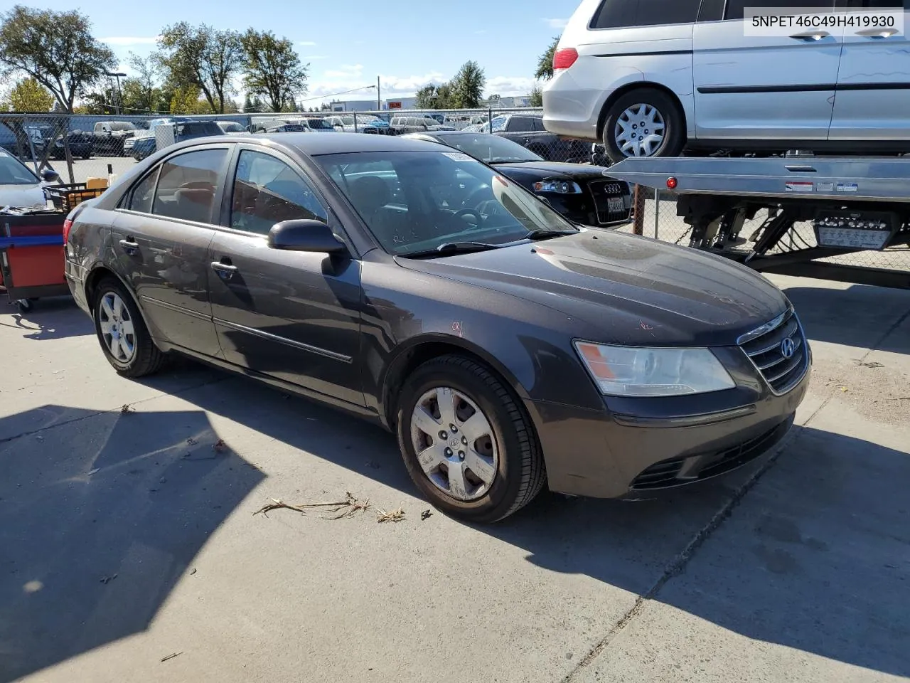 2009 Hyundai Sonata Gls VIN: 5NPET46C49H419930 Lot: 77840694