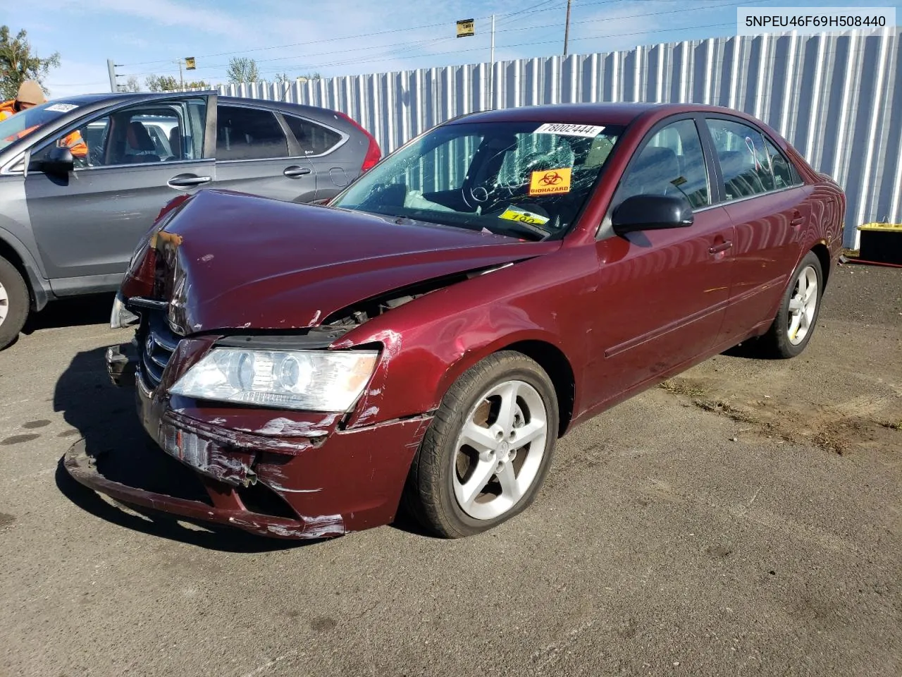 2009 Hyundai Sonata Se VIN: 5NPEU46F69H508440 Lot: 78002444