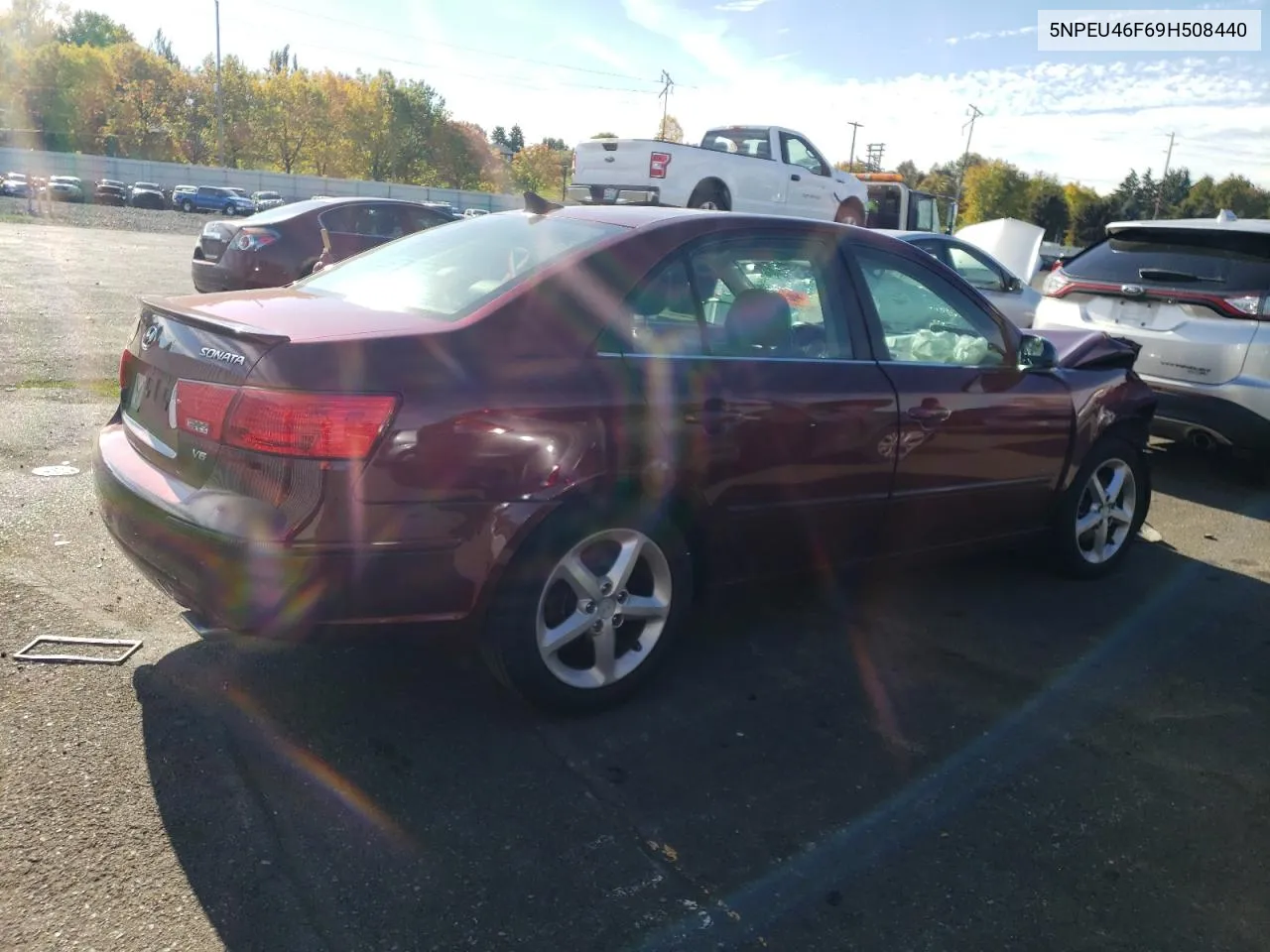 2009 Hyundai Sonata Se VIN: 5NPEU46F69H508440 Lot: 78002444