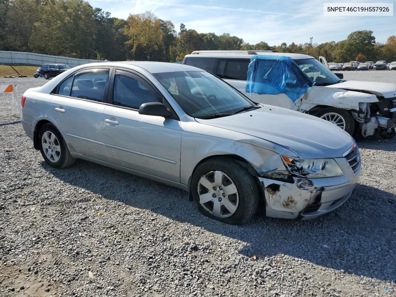 2009 Hyundai Sonata Gls VIN: 5NPET46C19H557926 Lot: 78006404