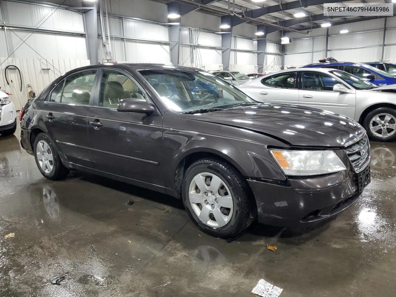 2009 Hyundai Sonata Gls VIN: 5NPET46C79H445986 Lot: 78166714