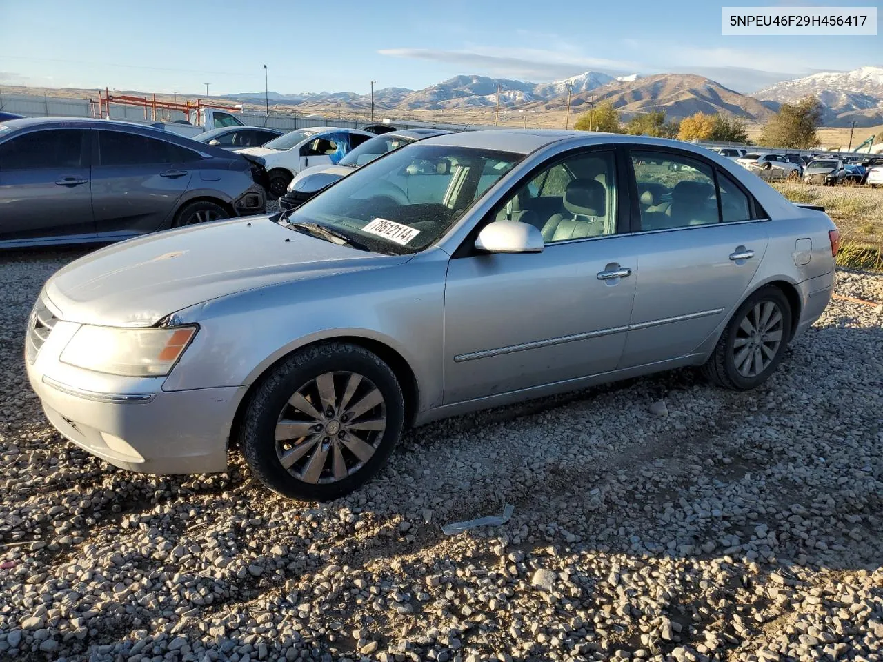 2009 Hyundai Sonata Se VIN: 5NPEU46F29H456417 Lot: 78612114