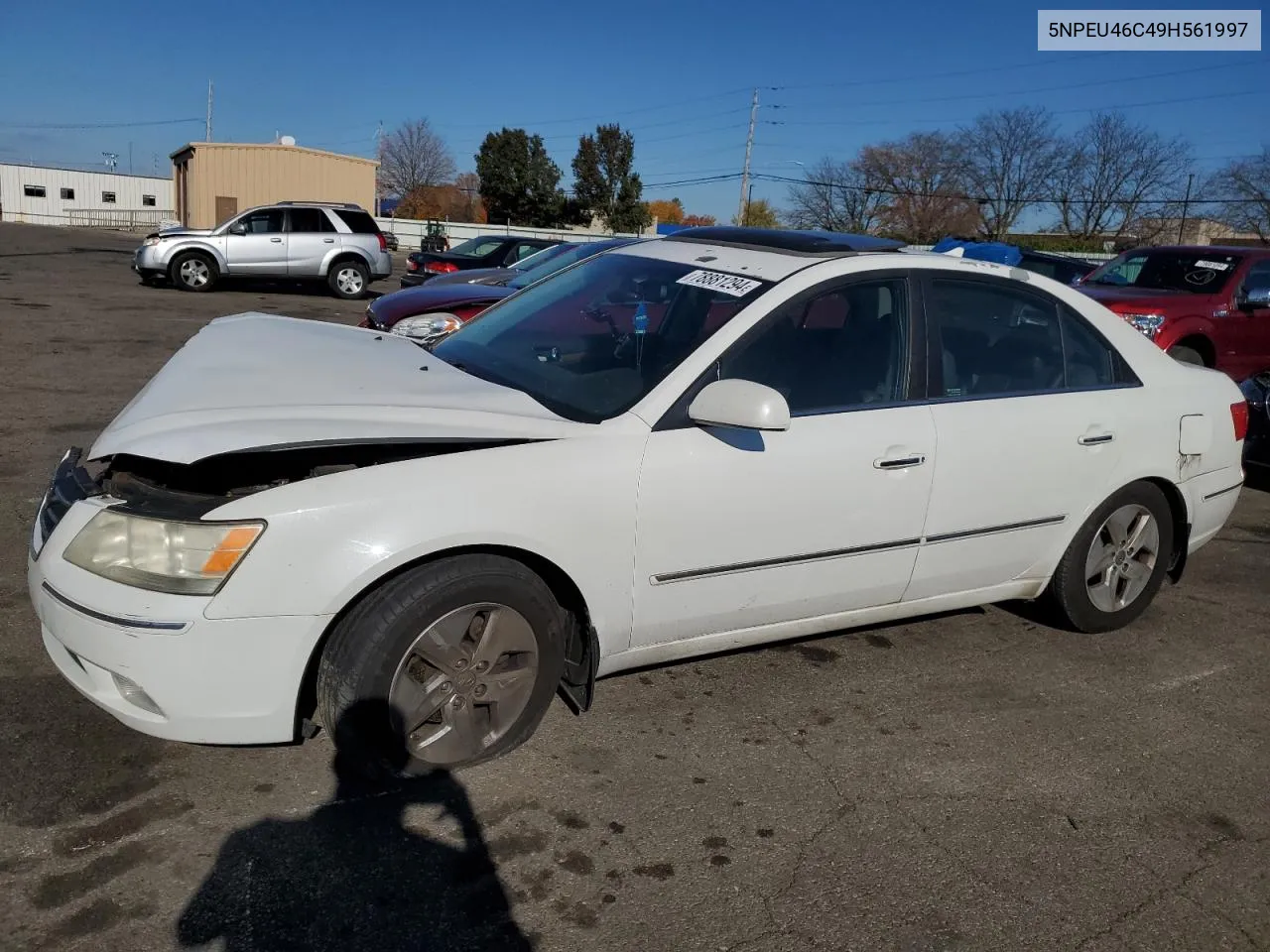 2009 Hyundai Sonata Se VIN: 5NPEU46C49H561997 Lot: 78881294