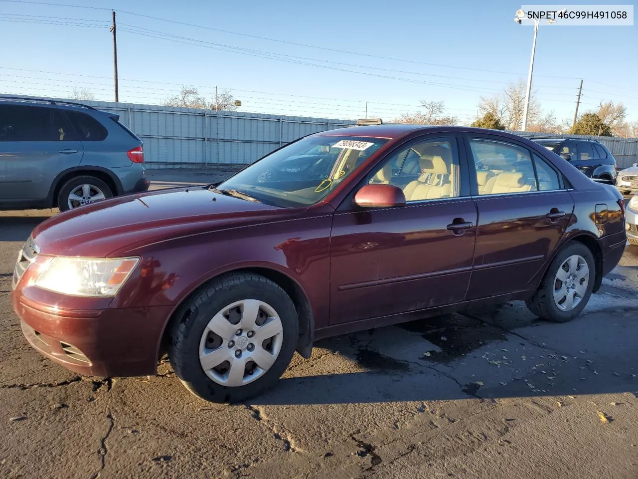 2009 Hyundai Sonata Gls VIN: 5NPET46C99H491058 Lot: 79098343