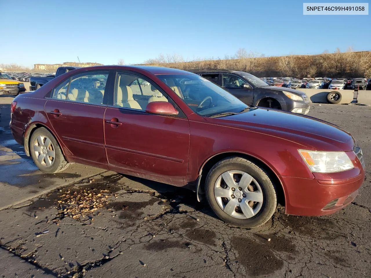 2009 Hyundai Sonata Gls VIN: 5NPET46C99H491058 Lot: 79098343