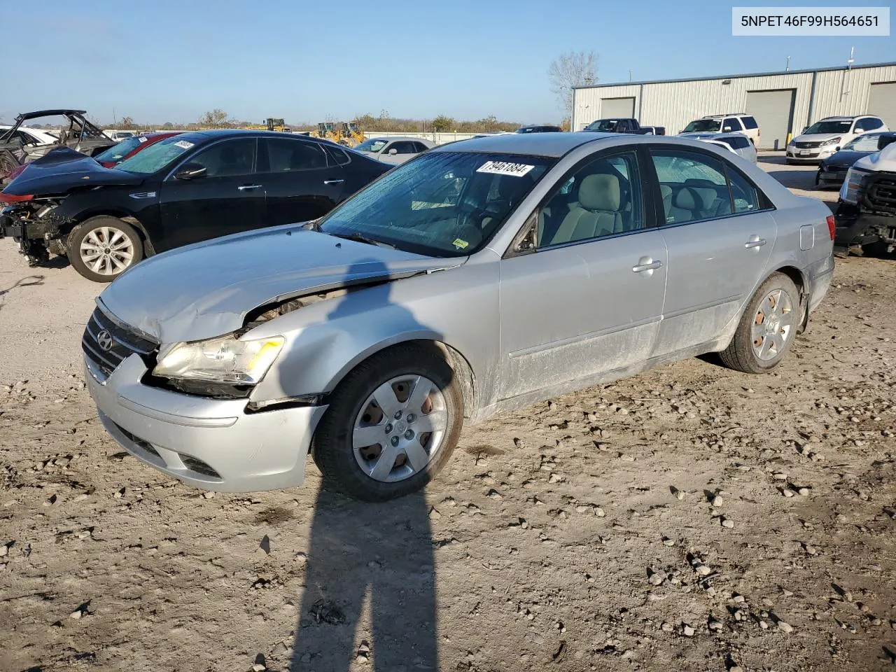 2009 Hyundai Sonata Gls VIN: 5NPET46F99H564651 Lot: 79461884