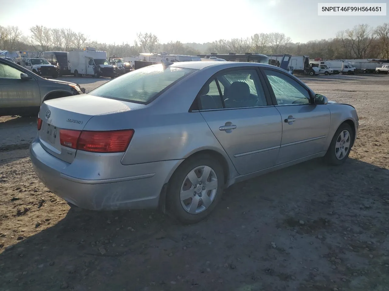 2009 Hyundai Sonata Gls VIN: 5NPET46F99H564651 Lot: 79461884