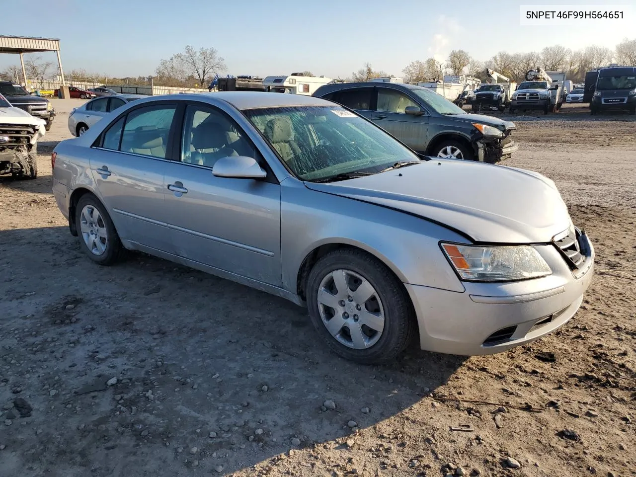 2009 Hyundai Sonata Gls VIN: 5NPET46F99H564651 Lot: 79461884