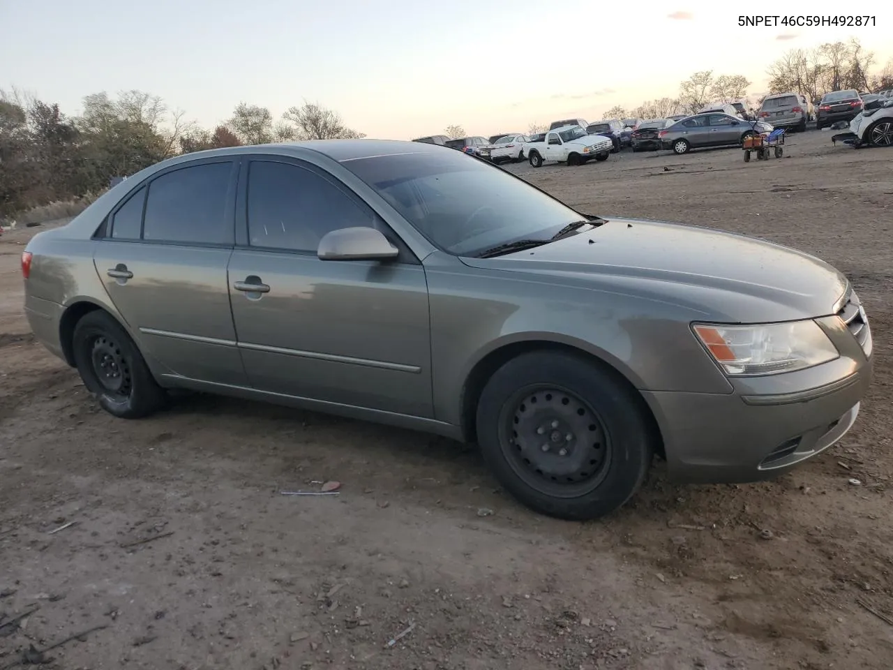 2009 Hyundai Sonata Gls VIN: 5NPET46C59H492871 Lot: 79564404