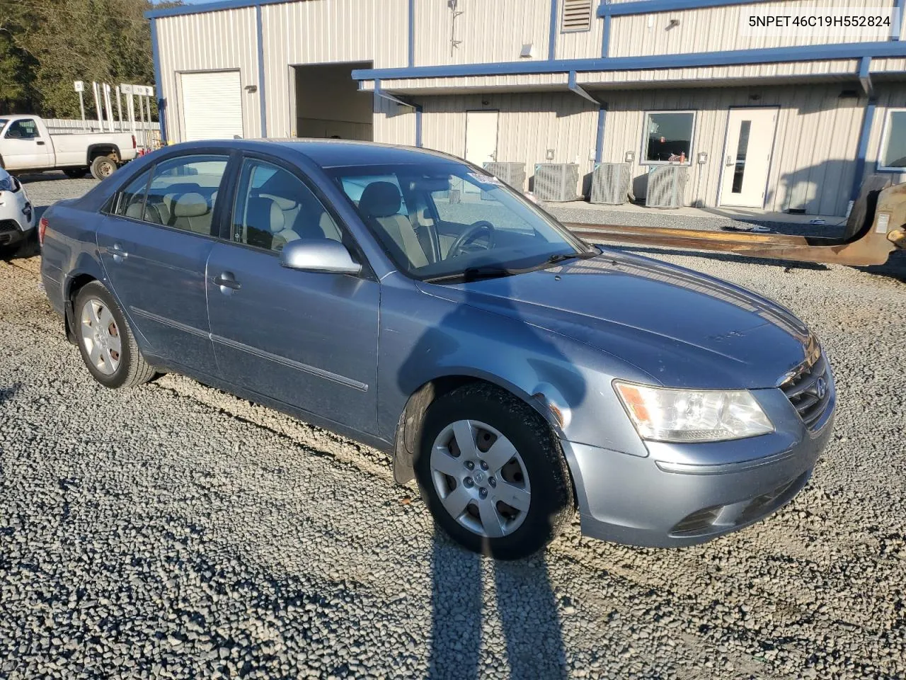 2009 Hyundai Sonata Gls VIN: 5NPET46C19H552824 Lot: 80112434