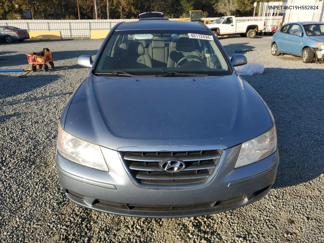 2009 Hyundai Sonata Gls VIN: 5NPET46C19H552824 Lot: 80112434