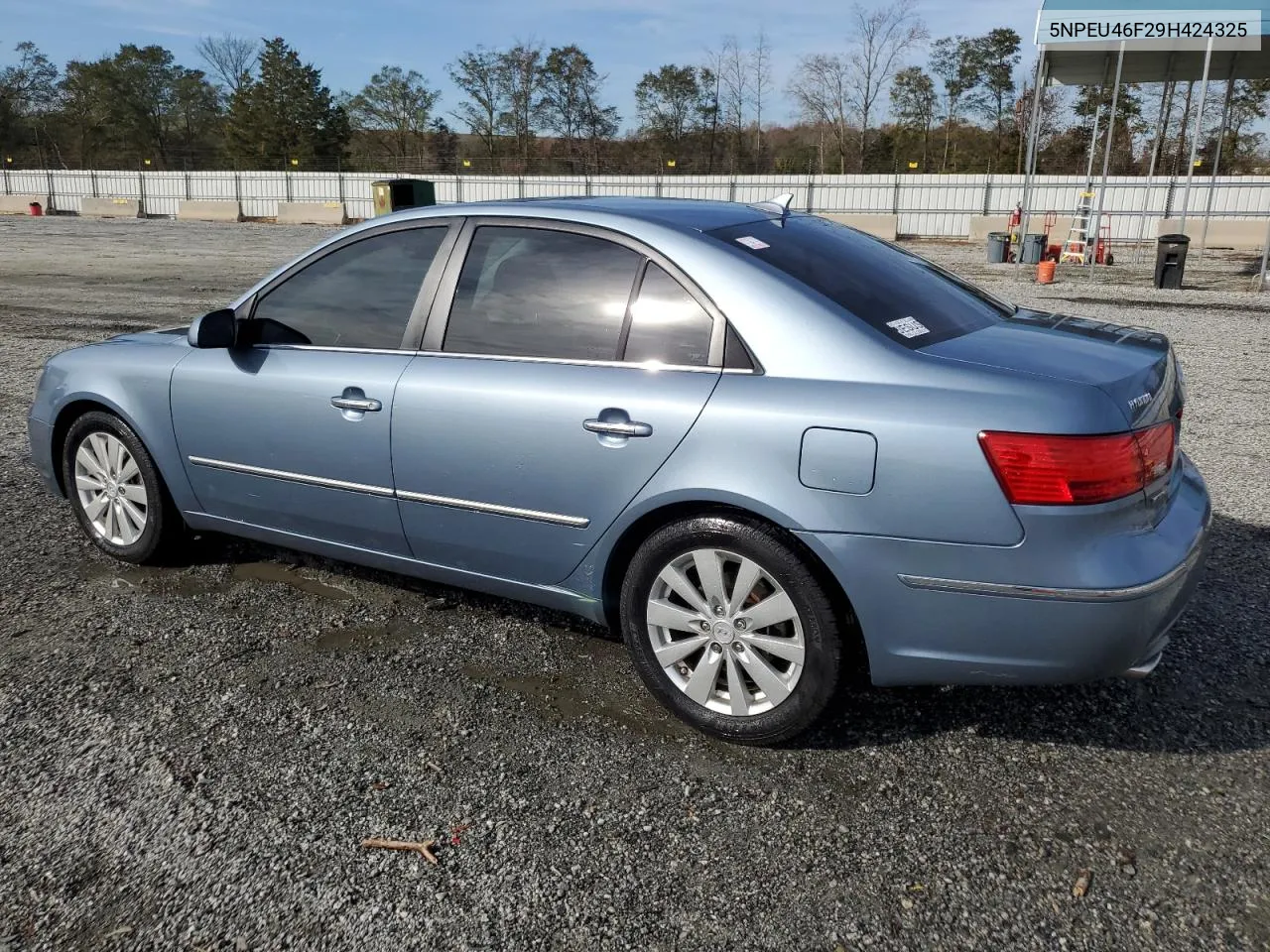 2009 Hyundai Sonata Se VIN: 5NPEU46F29H424325 Lot: 80841074