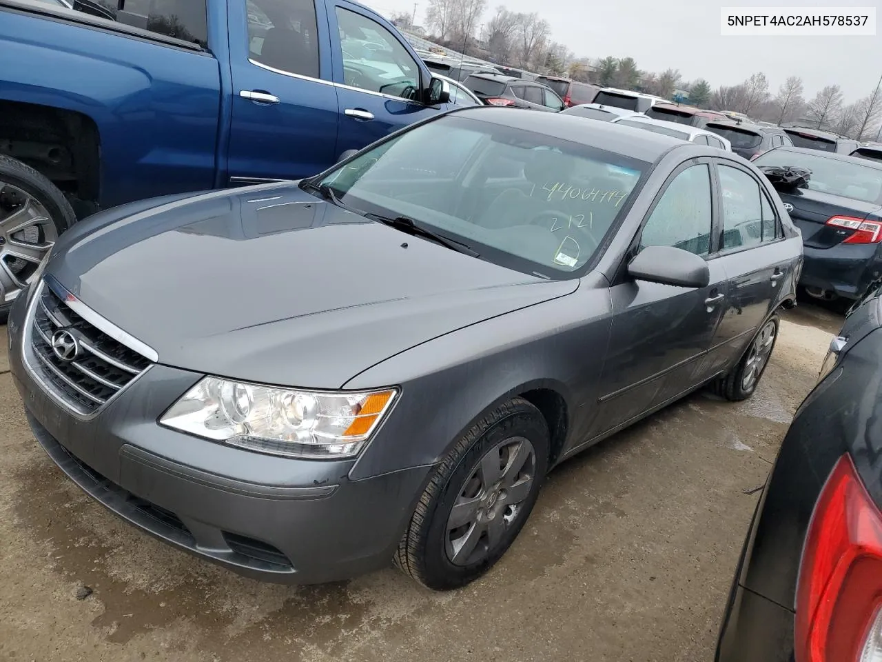 5NPET4AC2AH578537 2010 Hyundai Sonata Gls