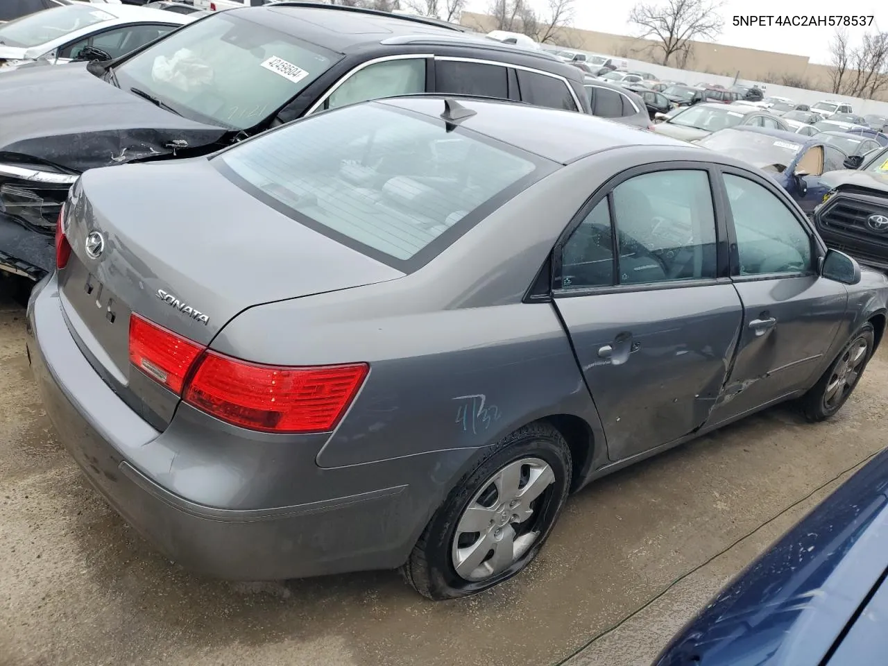 5NPET4AC2AH578537 2010 Hyundai Sonata Gls