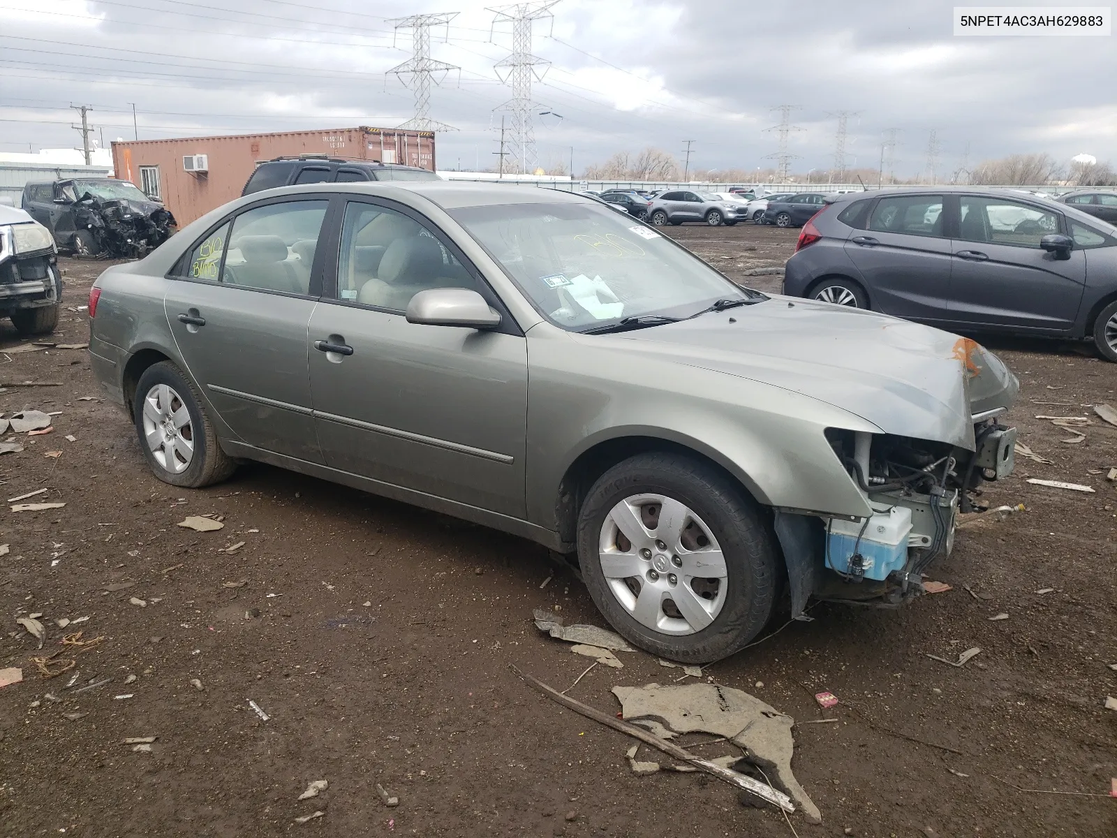 2010 Hyundai Sonata Gls VIN: 5NPET4AC3AH629883 Lot: 61378594