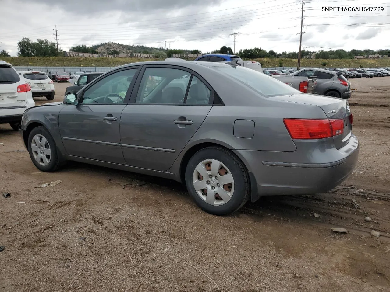 5NPET4AC6AH647729 2010 Hyundai Sonata Gls