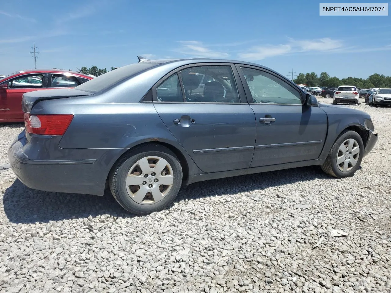 5NPET4AC5AH647074 2010 Hyundai Sonata Gls