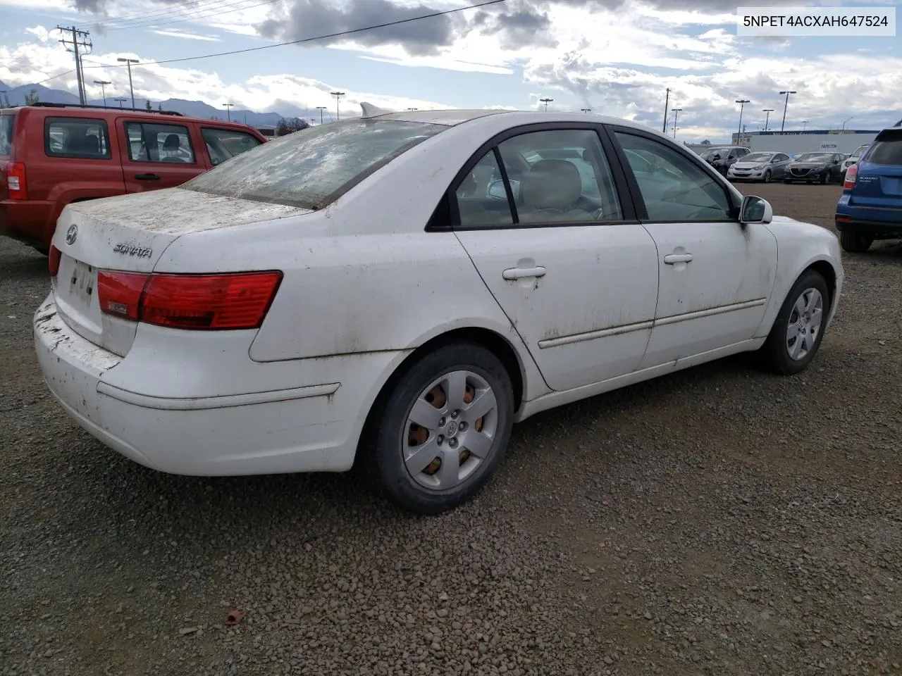 5NPET4ACXAH647524 2010 Hyundai Sonata Gls