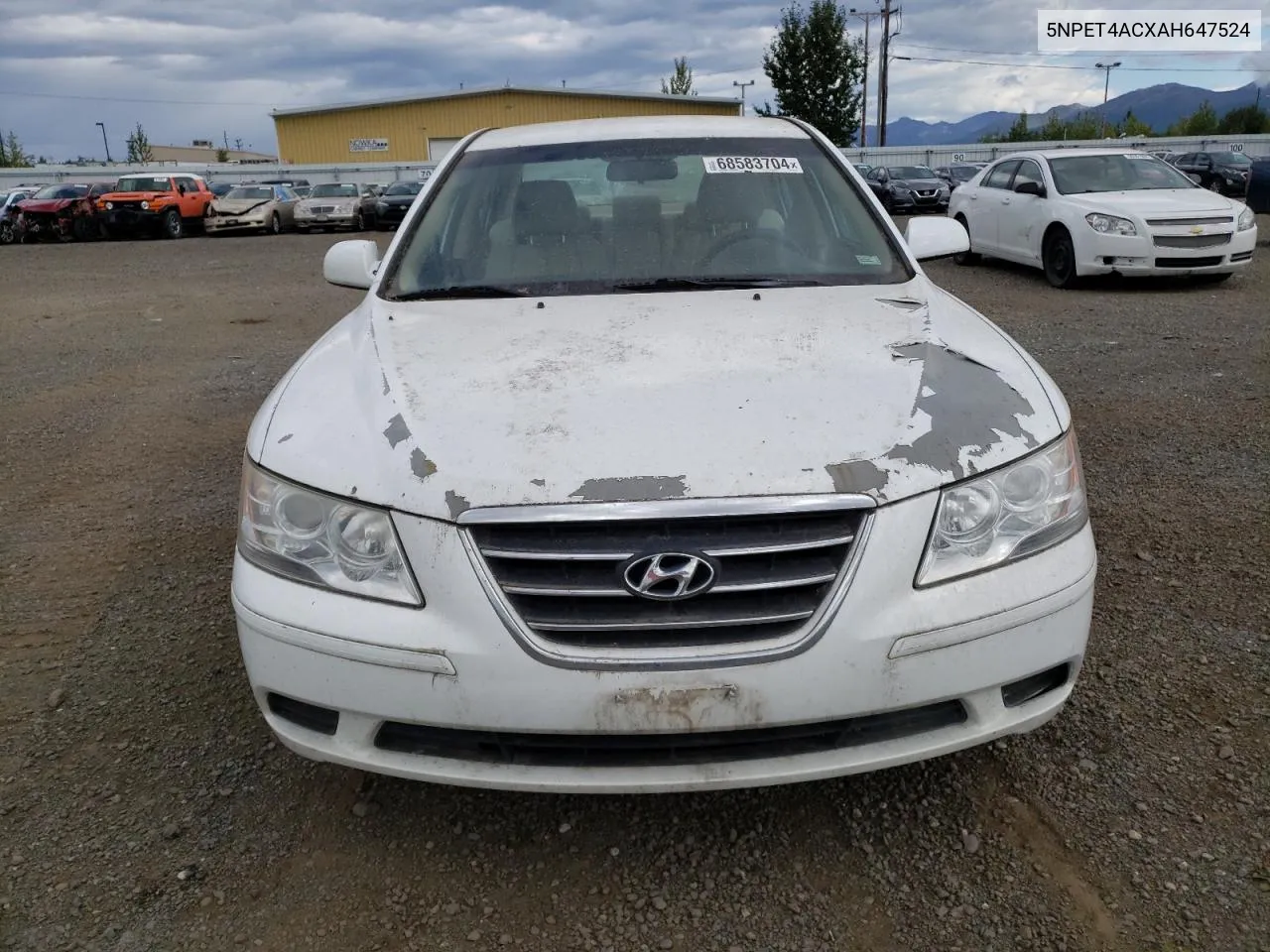 5NPET4ACXAH647524 2010 Hyundai Sonata Gls