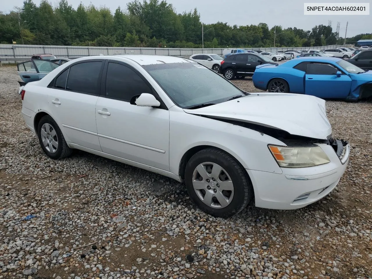 2010 Hyundai Sonata Gls VIN: 5NPET4AC0AH602401 Lot: 69450044