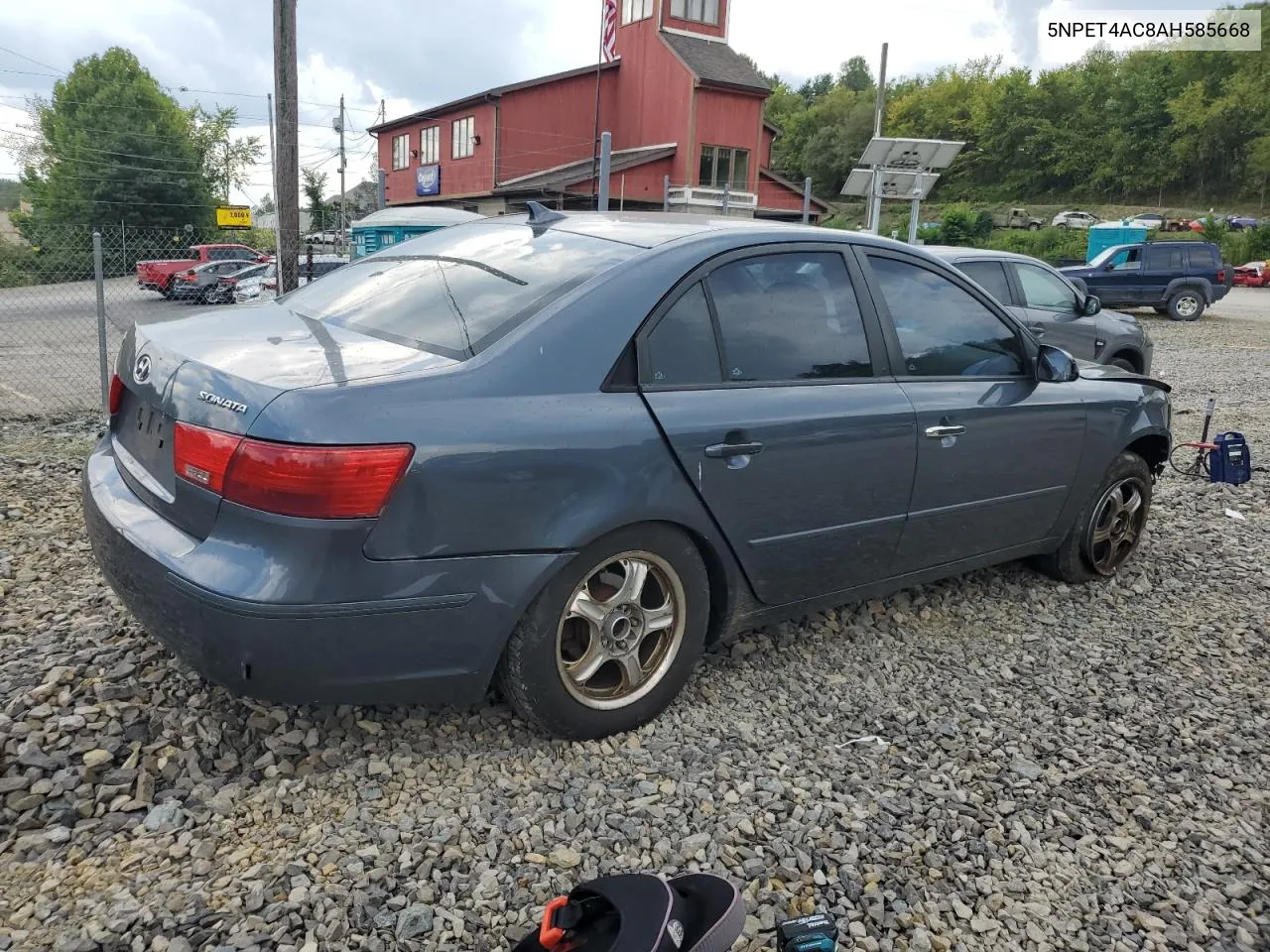 5NPET4AC8AH585668 2010 Hyundai Sonata Gls