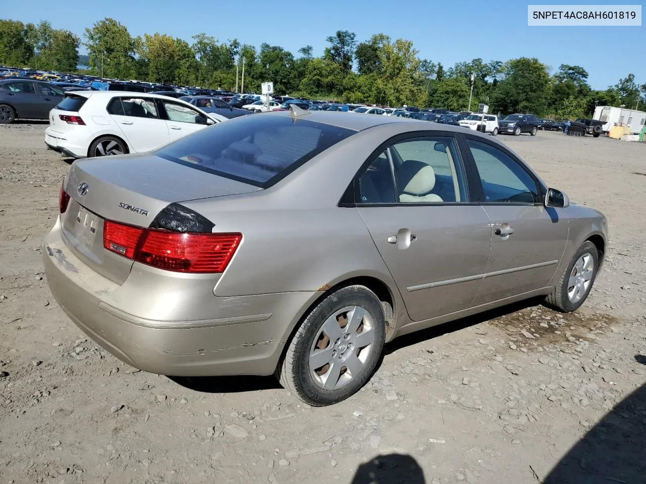 5NPET4AC8AH601819 2010 Hyundai Sonata Gls