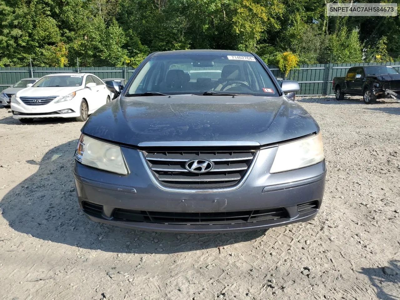 2010 Hyundai Sonata Gls VIN: 5NPET4AC7AH584673 Lot: 71462764