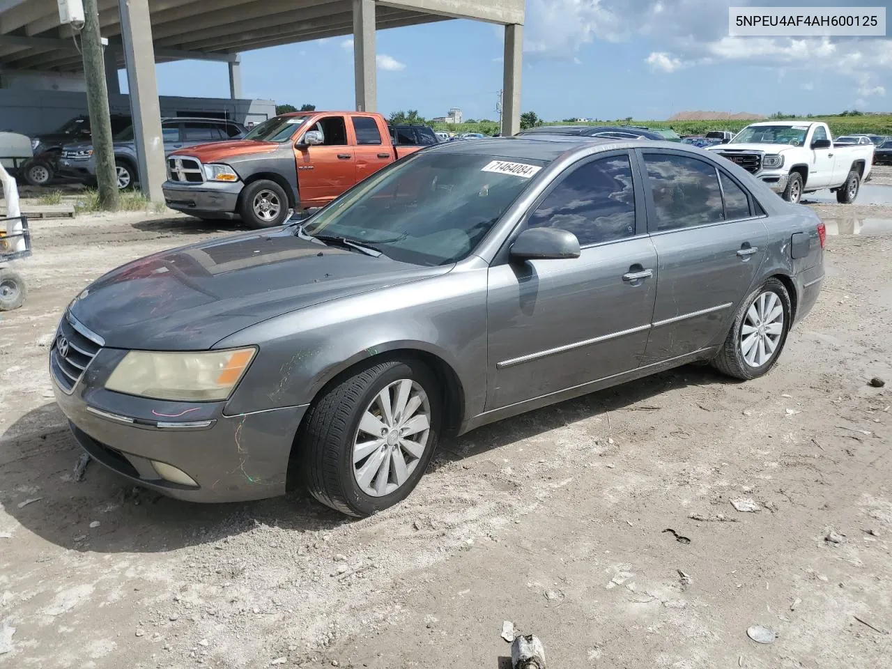 2010 Hyundai Sonata Se VIN: 5NPEU4AF4AH600125 Lot: 71464084