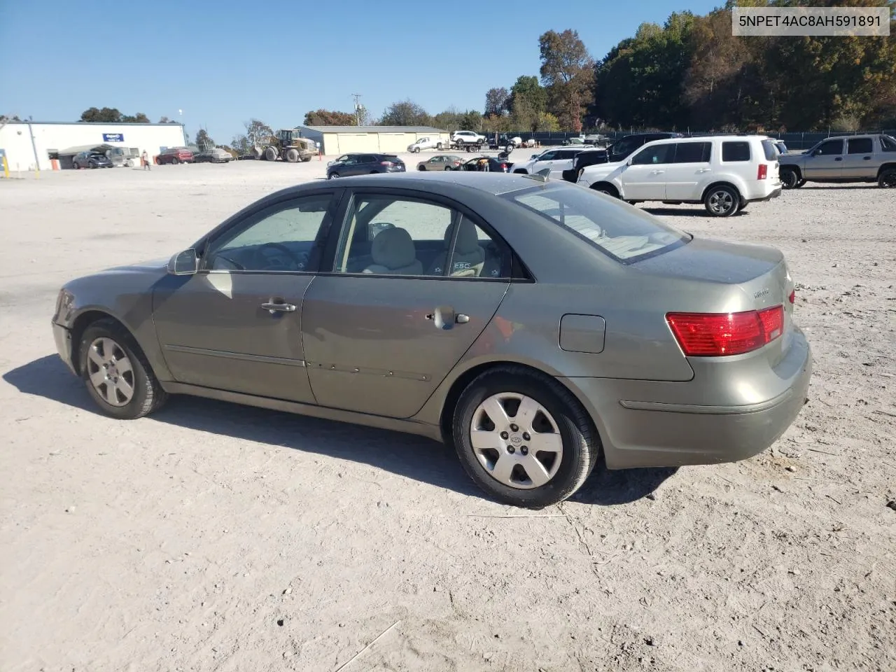 2010 Hyundai Sonata Gls VIN: 5NPET4AC8AH591891 Lot: 71515464