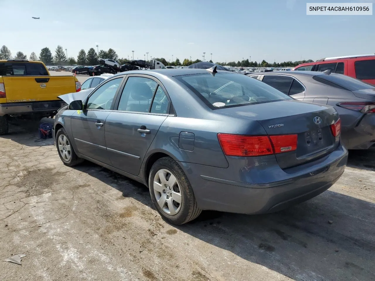 2010 Hyundai Sonata Gls VIN: 5NPET4AC8AH610956 Lot: 71560764