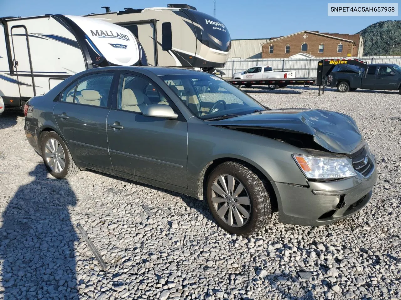 2010 Hyundai Sonata Gls VIN: 5NPET4AC5AH657958 Lot: 72217434