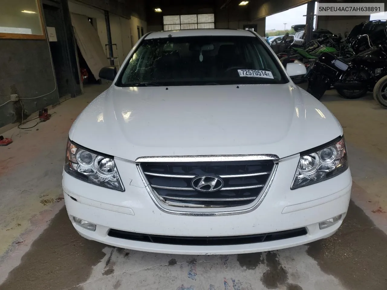 2010 Hyundai Sonata Se VIN: 5NPEU4AC7AH638891 Lot: 72570514