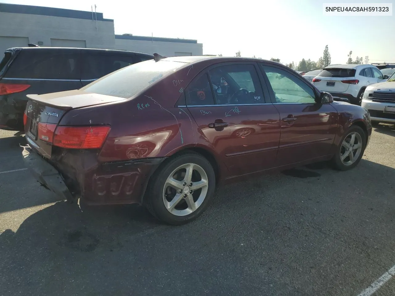 2010 Hyundai Sonata Se VIN: 5NPEU4AC8AH591323 Lot: 72978794