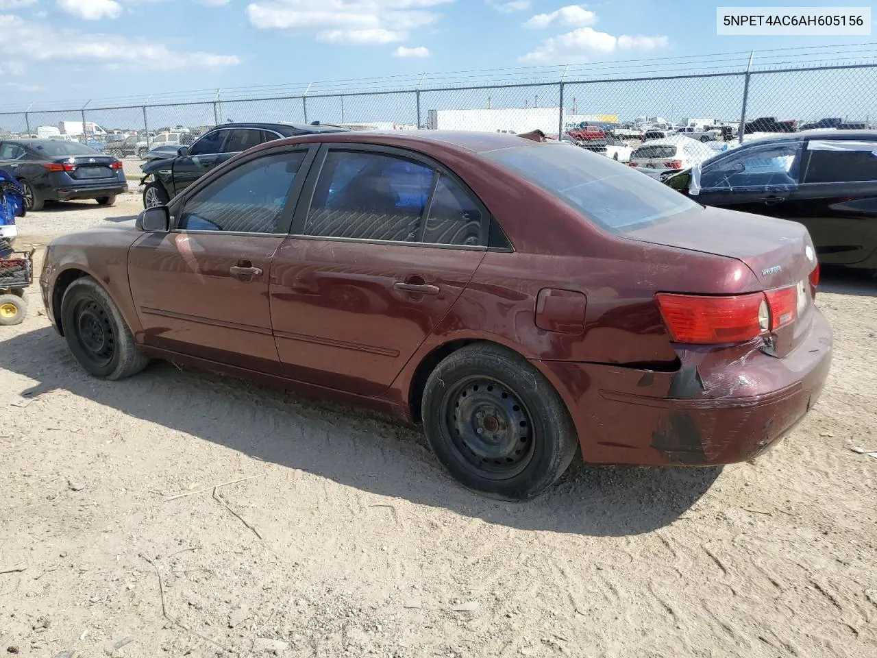 2010 Hyundai Sonata Gls VIN: 5NPET4AC6AH605156 Lot: 73841594