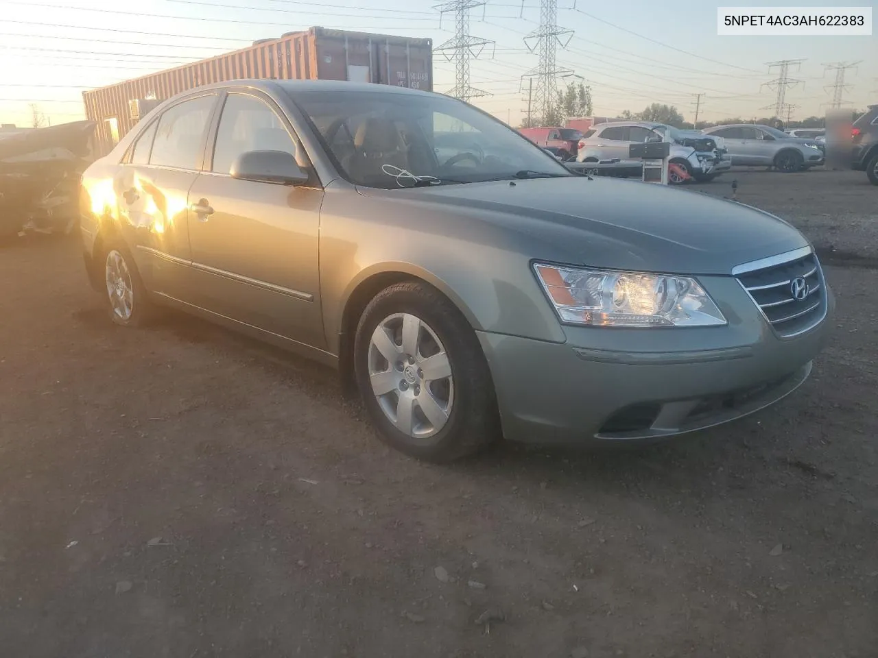 2010 Hyundai Sonata Gls VIN: 5NPET4AC3AH622383 Lot: 74338184