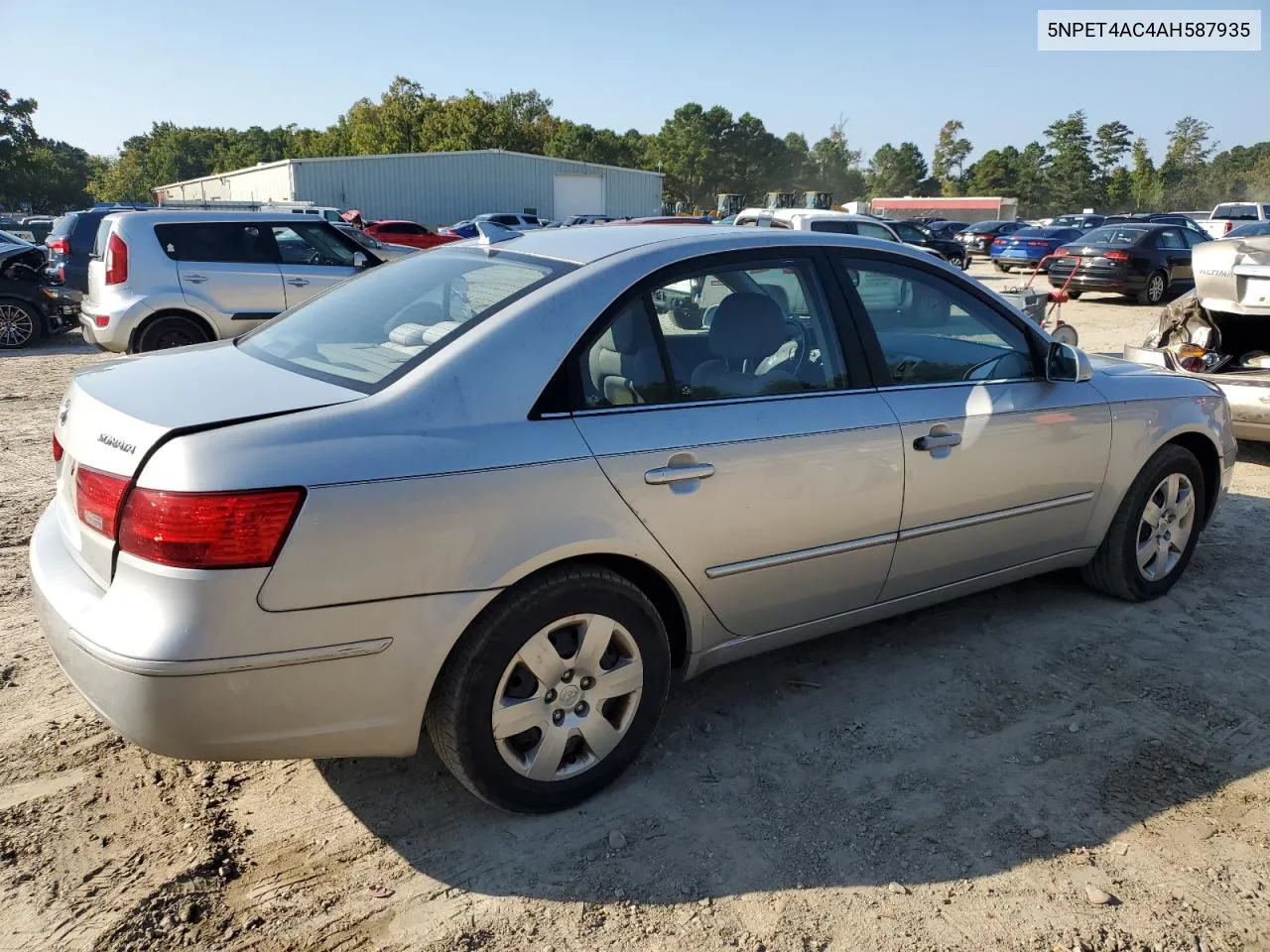 2010 Hyundai Sonata Gls VIN: 5NPET4AC4AH587935 Lot: 74857074