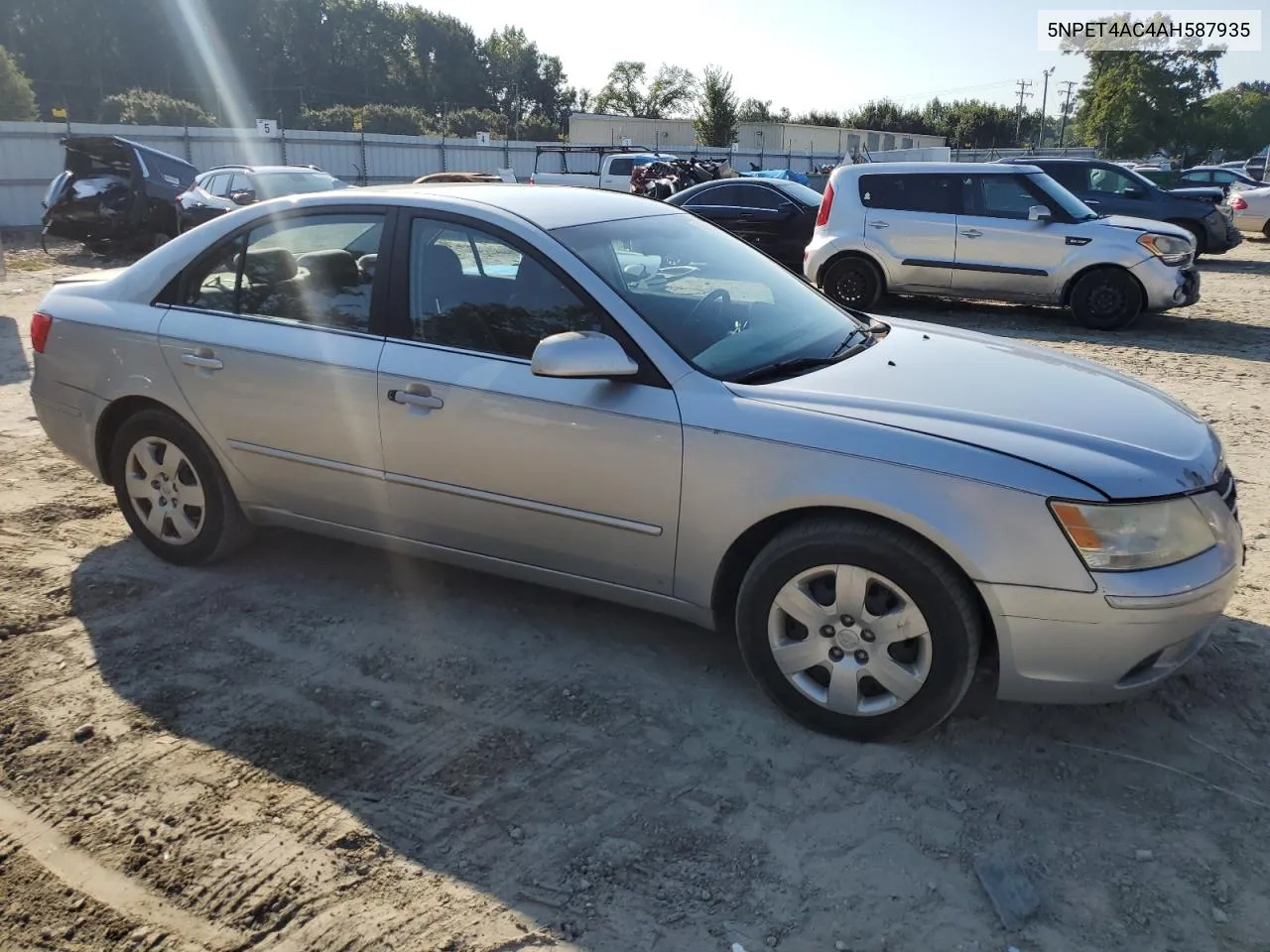 2010 Hyundai Sonata Gls VIN: 5NPET4AC4AH587935 Lot: 74857074