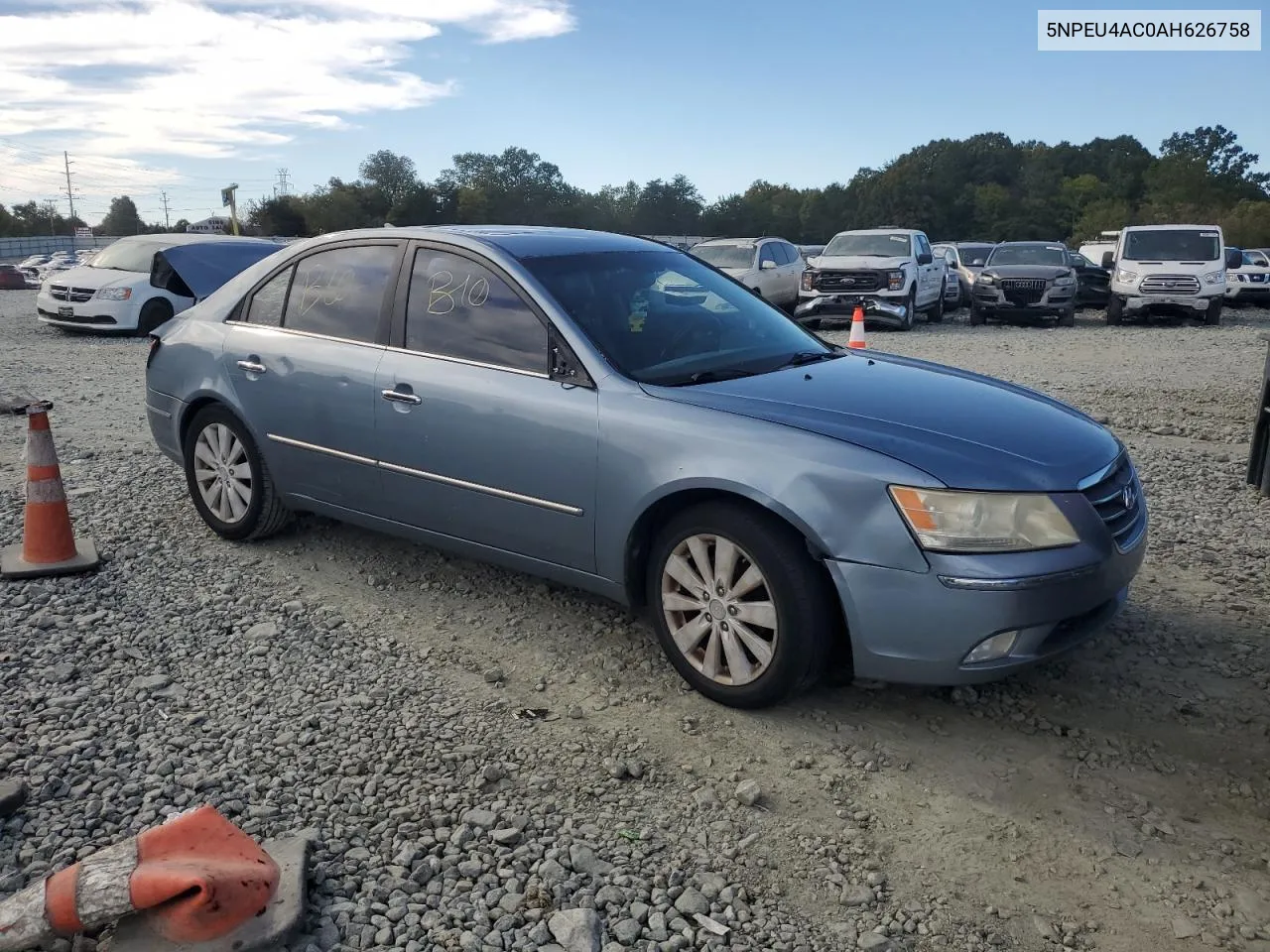 2010 Hyundai Sonata Se VIN: 5NPEU4AC0AH626758 Lot: 75572254