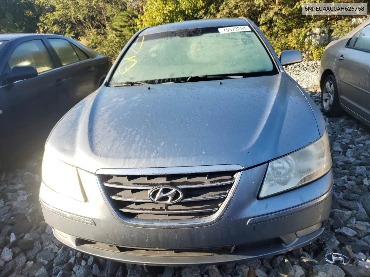 2010 Hyundai Sonata Se VIN: 5NPEU4AC0AH626758 Lot: 75572254