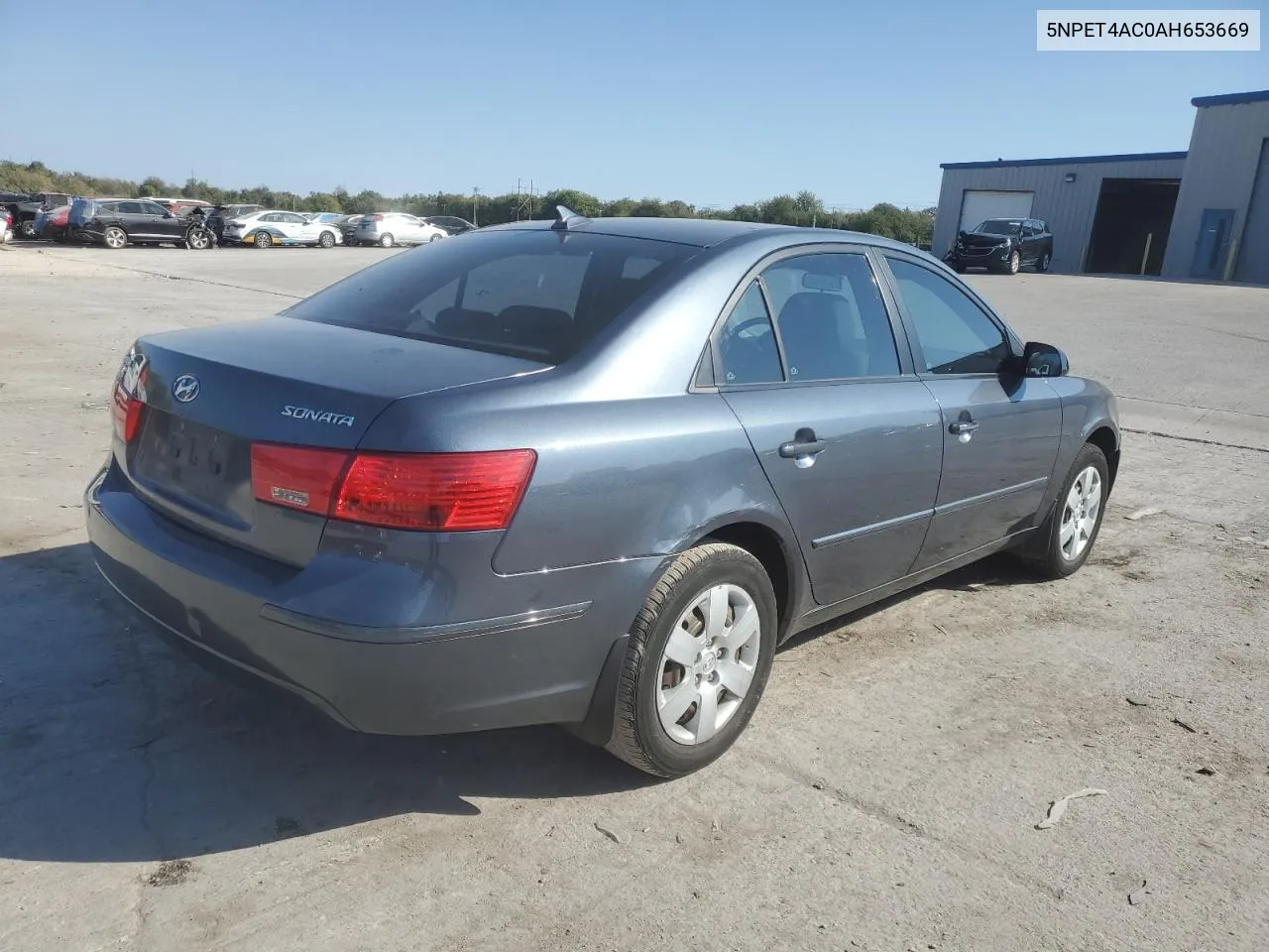 2010 Hyundai Sonata Gls VIN: 5NPET4AC0AH653669 Lot: 75941804