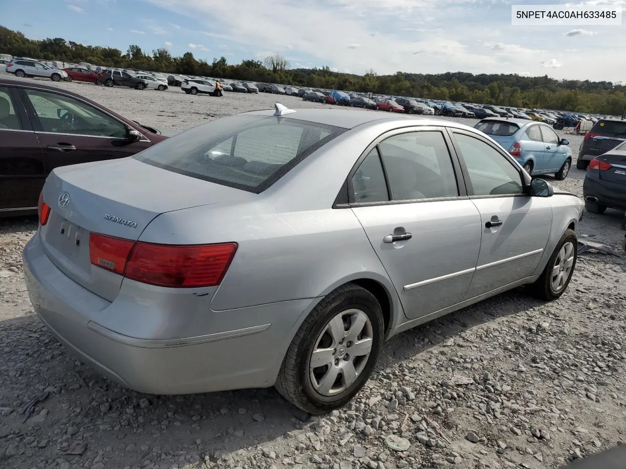 2010 Hyundai Sonata Gls VIN: 5NPET4AC0AH633485 Lot: 76087624