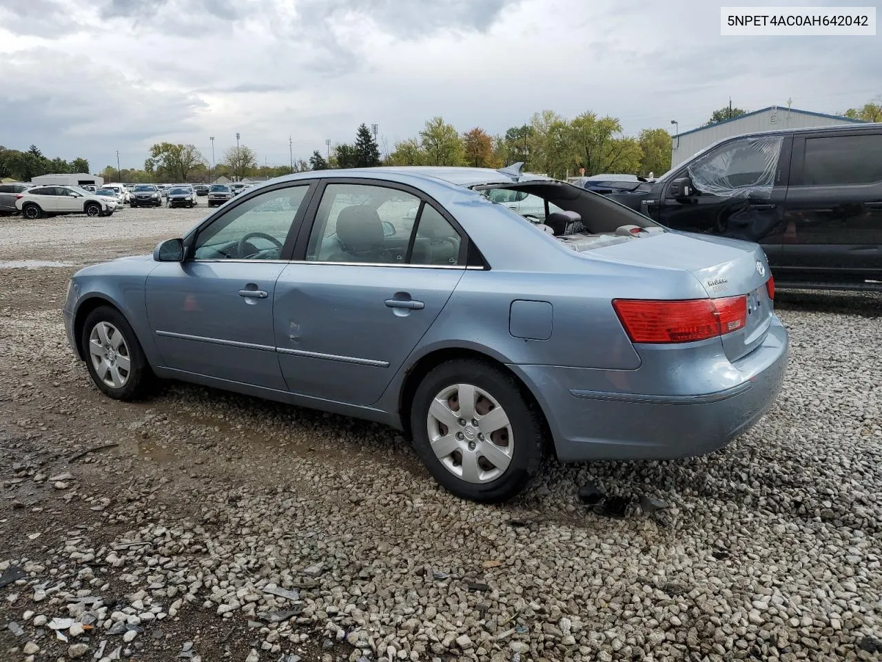 2010 Hyundai Sonata Gls VIN: 5NPET4AC0AH642042 Lot: 76287574