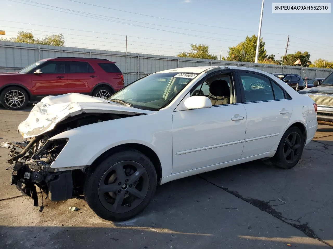 2010 Hyundai Sonata Se VIN: 5NPEU4AC9AH652310 Lot: 76310004