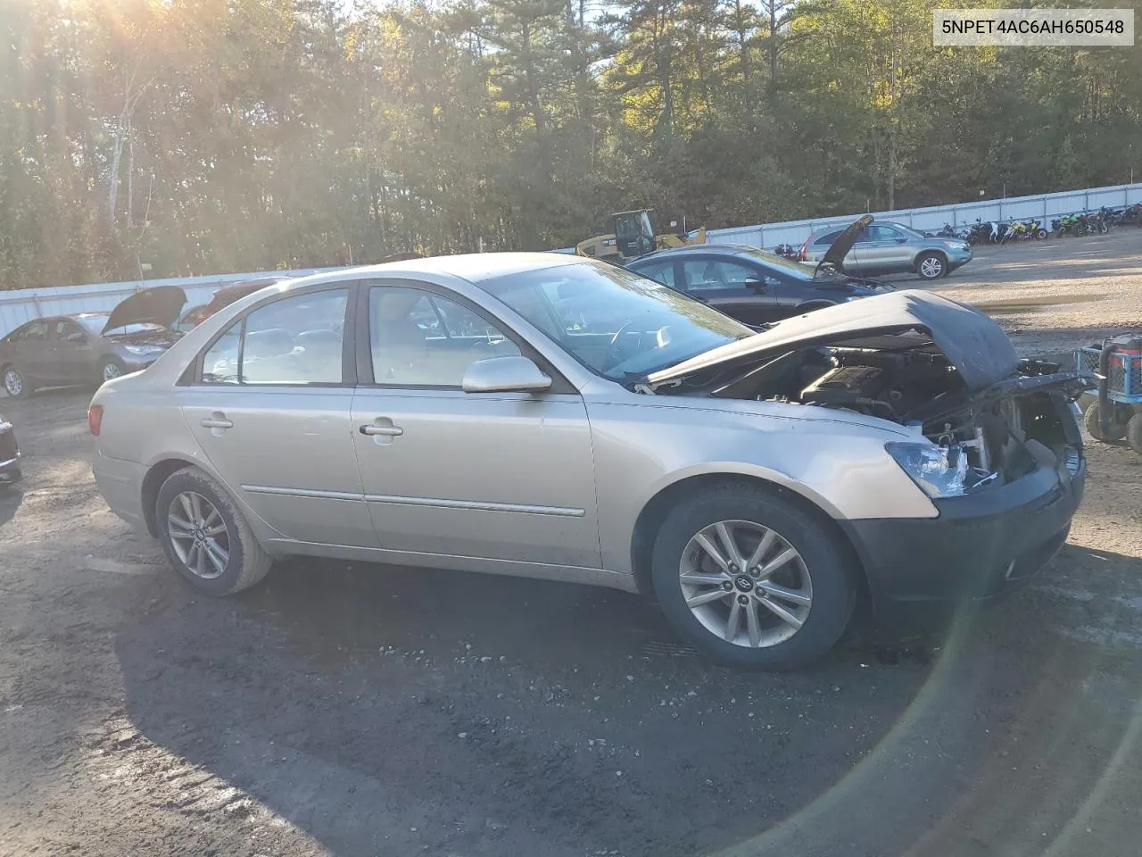 2010 Hyundai Sonata Gls VIN: 5NPET4AC6AH650548 Lot: 76651864