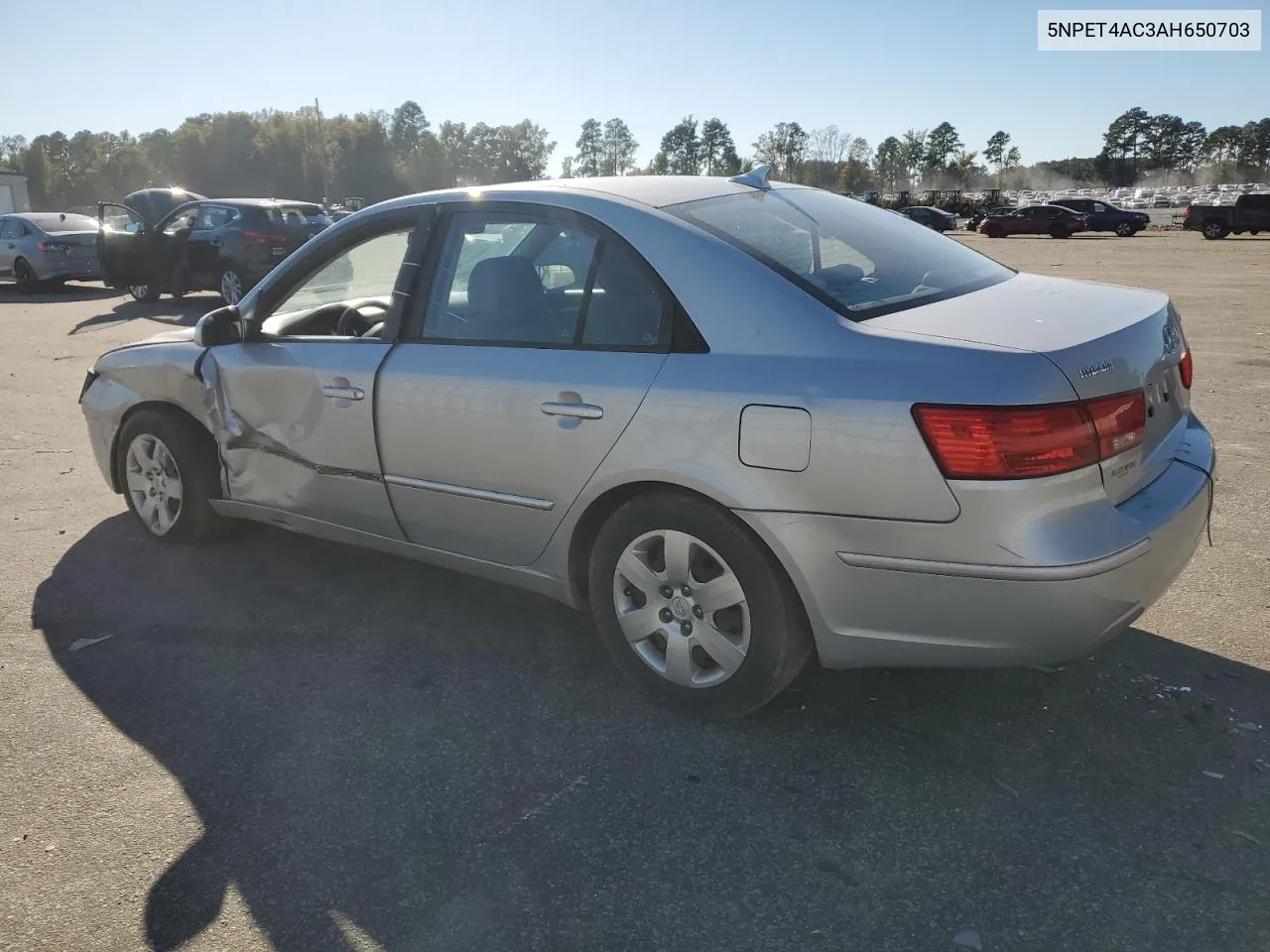 2010 Hyundai Sonata Gls VIN: 5NPET4AC3AH650703 Lot: 76793114