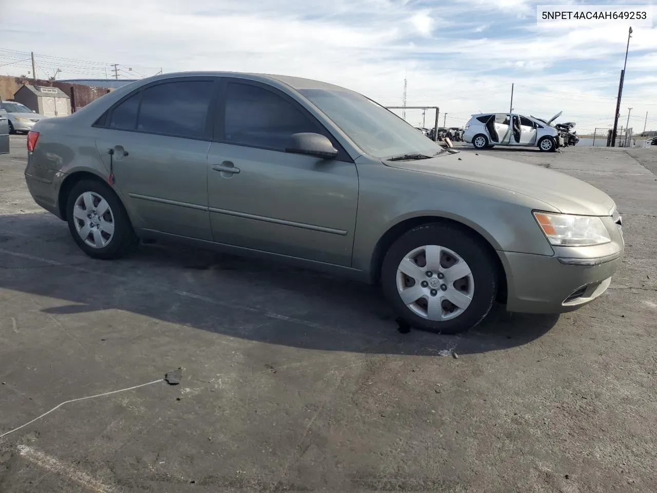 2010 Hyundai Sonata Gls VIN: 5NPET4AC4AH649253 Lot: 76844504