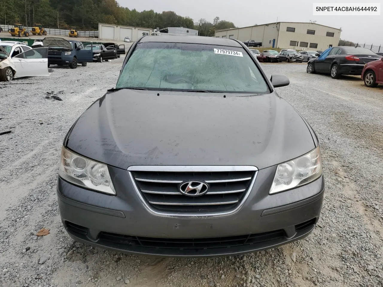 2010 Hyundai Sonata Gls VIN: 5NPET4AC8AH644492 Lot: 77979734